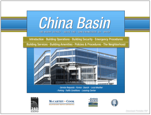China Basin's Electronic Tenant® Handbook