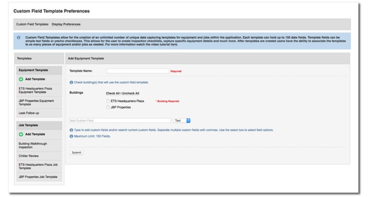 Custom Field Template Preference